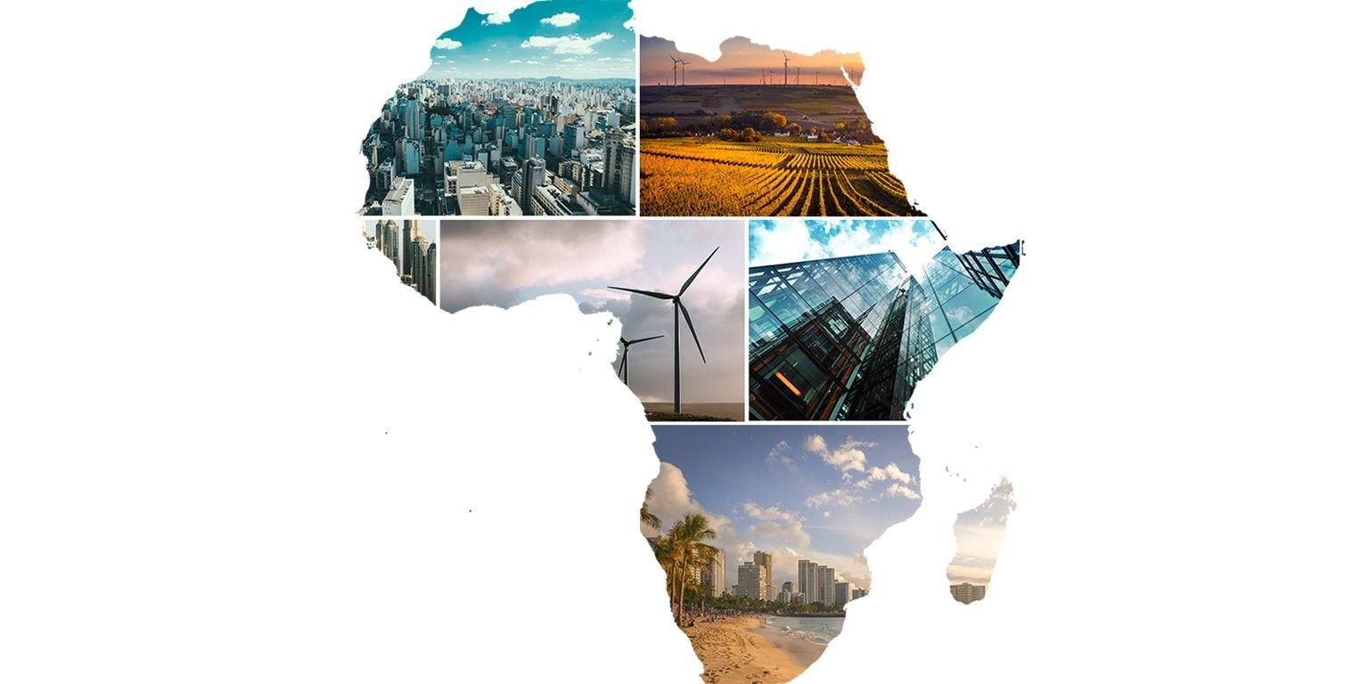 African infrastructures and modern landscape